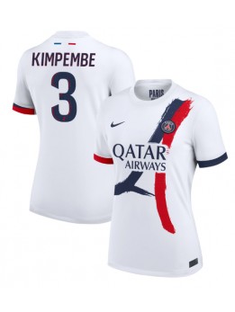 Paris Saint-Germain Presnel Kimpembe #3 Auswärtstrikot für Frauen 2024-25 Kurzarm